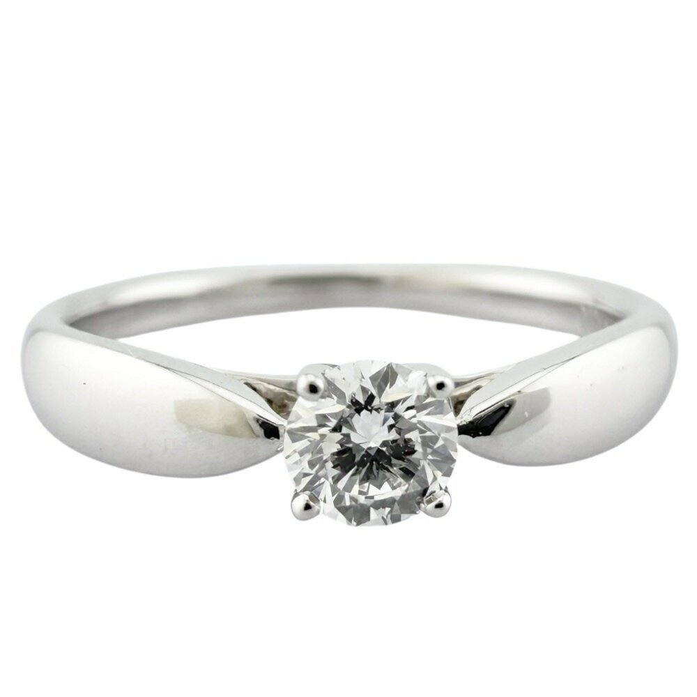 TIFFANY Harmony 0.18ct Diamond Engagement Ring Platinum Band (US Size 4) - Picture 3 of 8